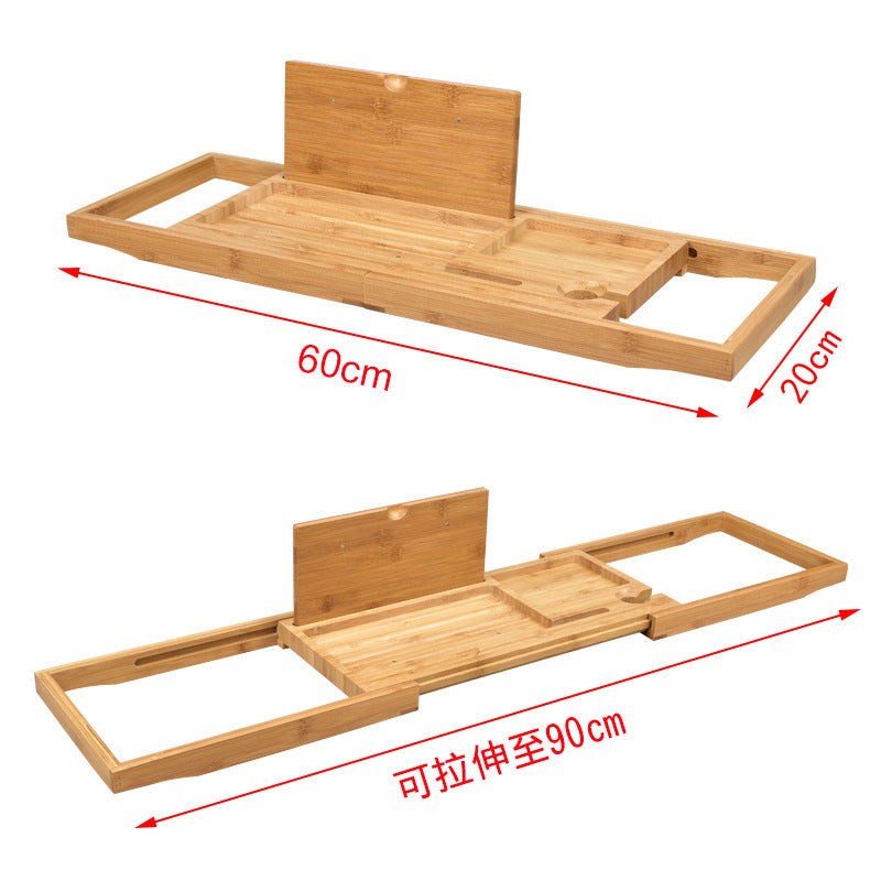 Bathtub shelving Shelving board Bathtub expansion frame non-slip bamboo European home bath stand Bathtub stand bath stand