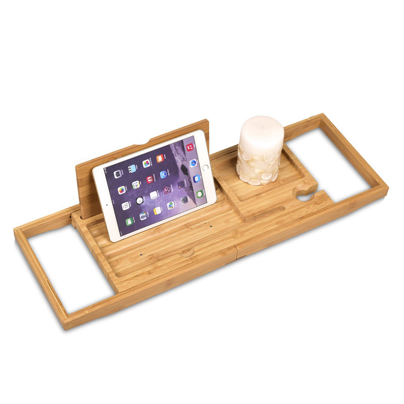 Bathtub shelving Shelving board Bathtub expansion frame non-slip bamboo European home bath stand Bathtub stand bath stand