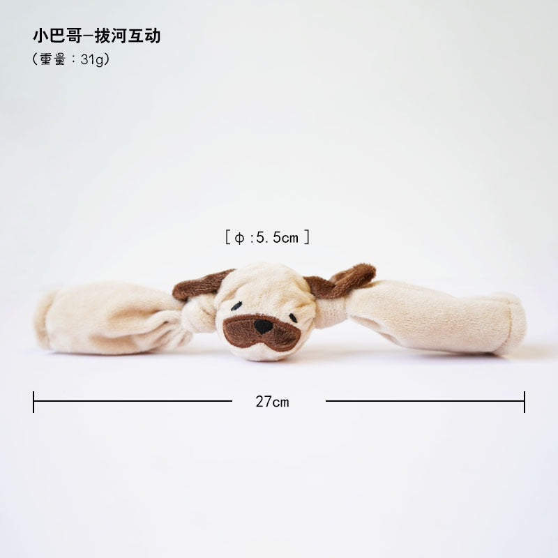 Pet toys: Large dog, relaxing and durable, cute animal-shaped elastic balls, sound-making toys, and spiny balls