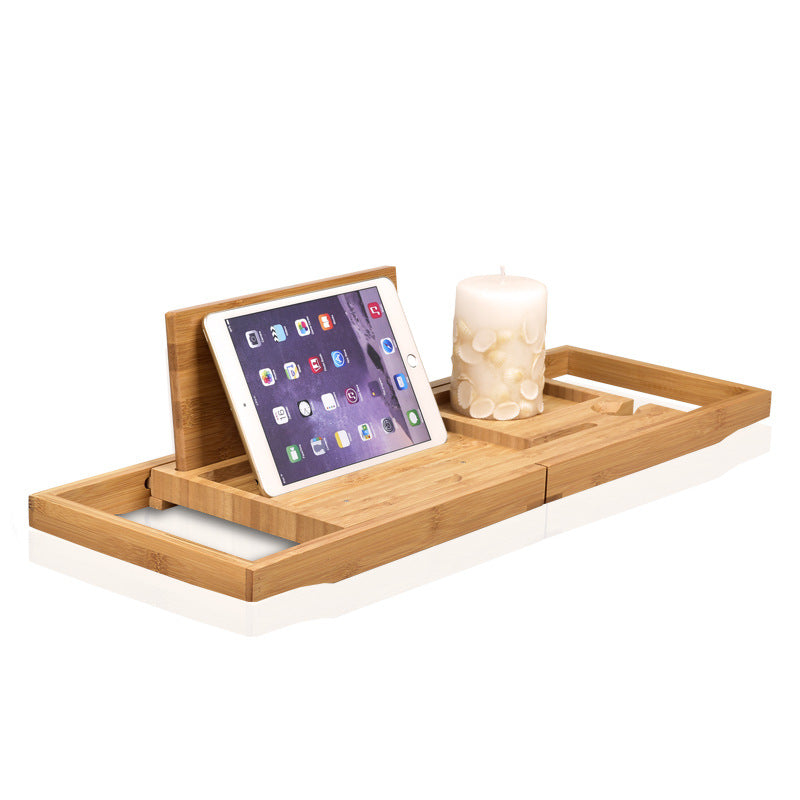 Bathtub shelving Shelving board Bathtub expansion frame non-slip bamboo European home bath stand Bathtub stand bath stand