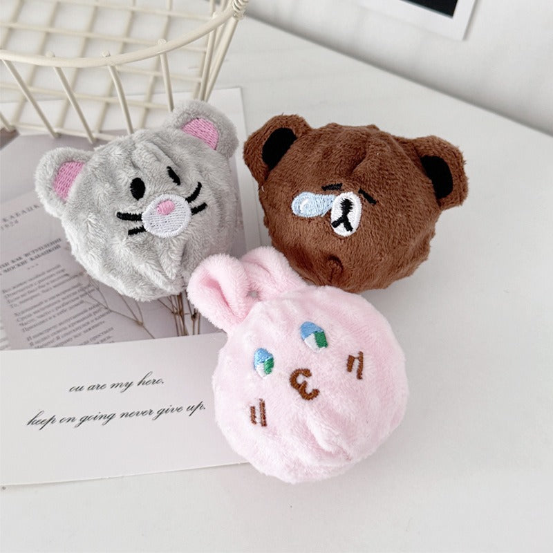 Pet toys: Large dog, relaxing and durable, cute animal-shaped elastic balls, sound-making toys, and spiny balls
