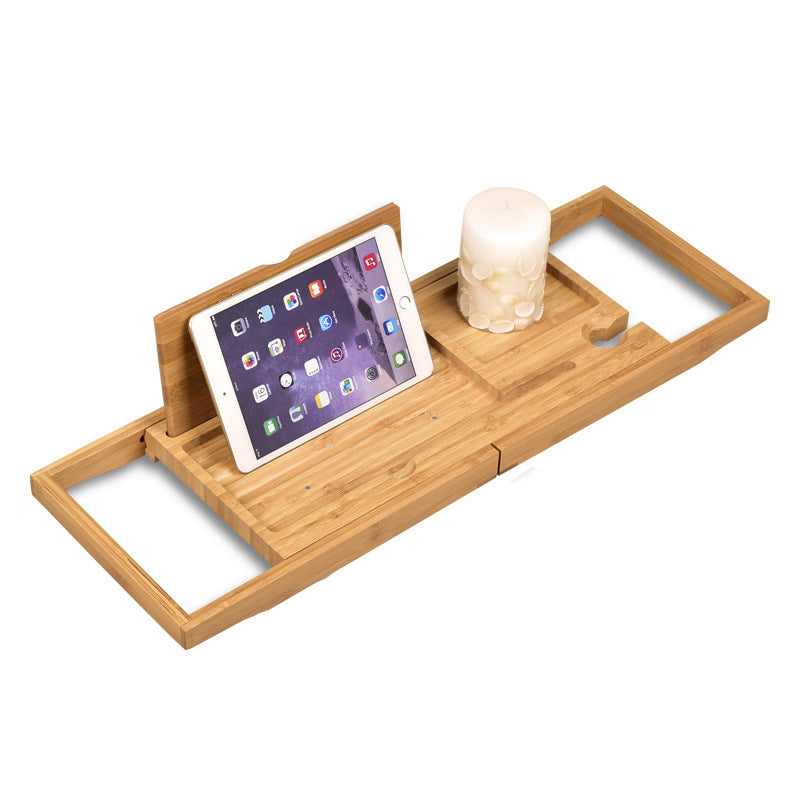 Bathtub shelving Shelving board Bathtub expansion frame non-slip bamboo European home bath stand Bathtub stand bath stand